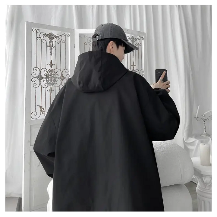 Stylish y2k jacket made from high quality polyester - windbreaker jackets