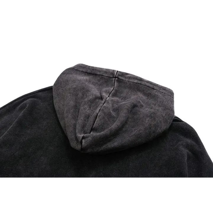 Hungry demon print hoodie y2k - hoodies