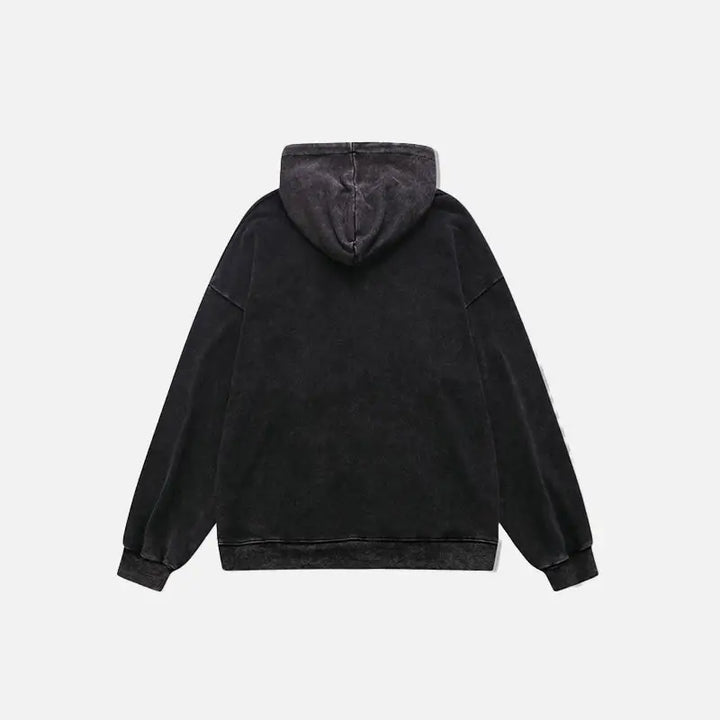 Hungry demon print hoodie y2k - hoodies