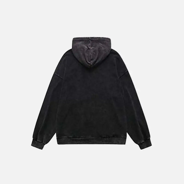 Hungry demon print hoodie y2k - hoodies