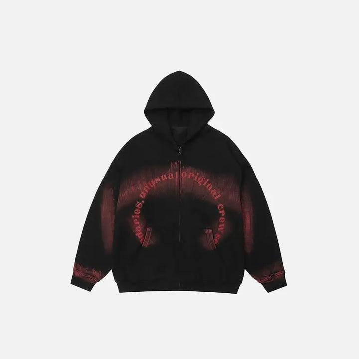 I see you y2k zip hoodie for streetwear comfort - black / m - hoodies