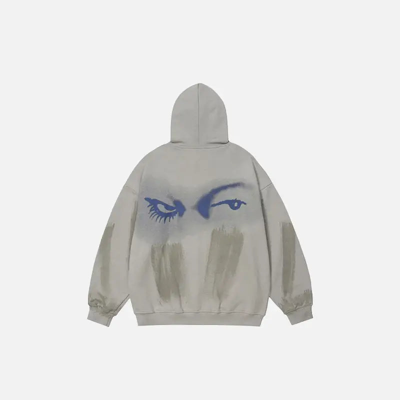 I see you y2k zip hoodie for streetwear comfort - hoodies
