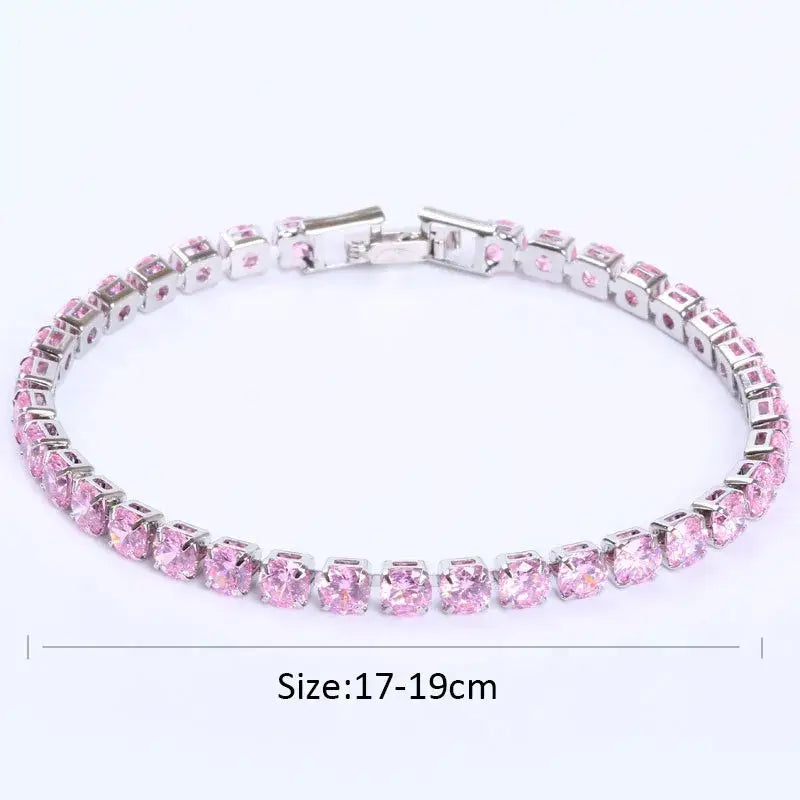 Y2k iced crystal zirconia necklace for sophisticated style