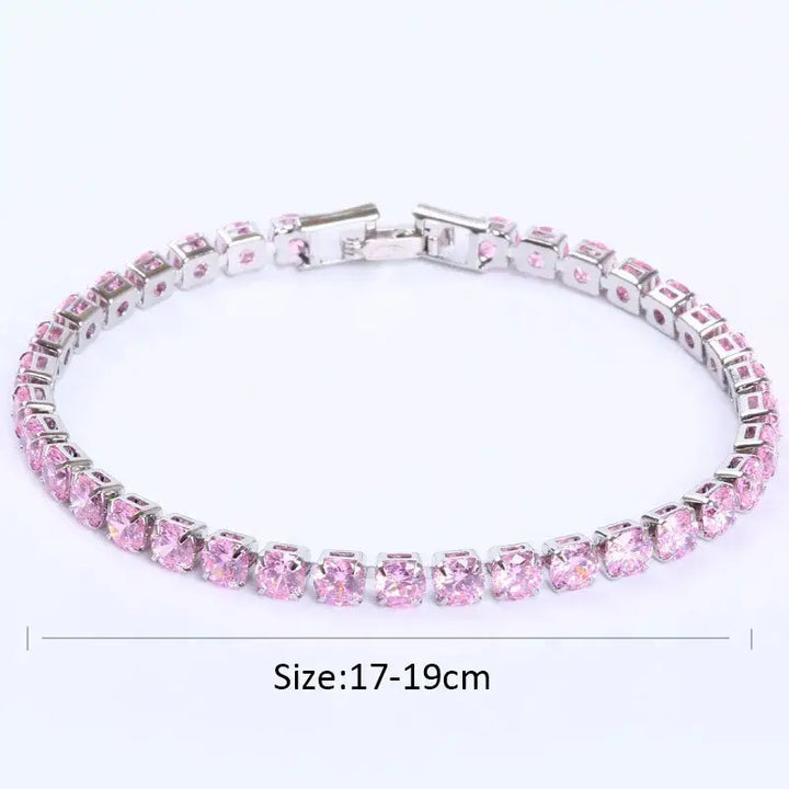 Y2k iced crystal zirconia necklace for sophisticated style