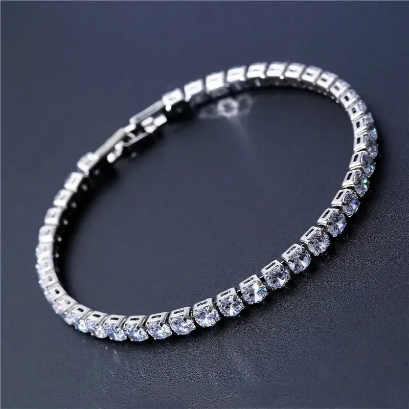 Y2k iced crystal zirconia necklace for sophisticated style