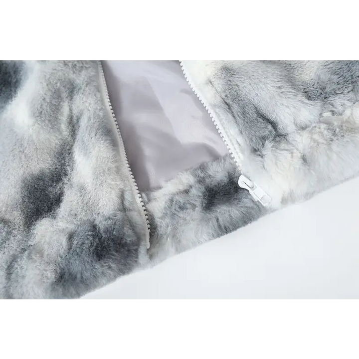 Y2k illusion jacket for confident and stylish outerwear - fuzzy jackets