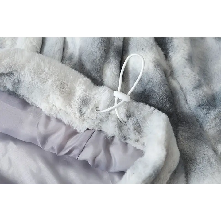 Y2k illusion jacket for confident and stylish outerwear - fuzzy jackets