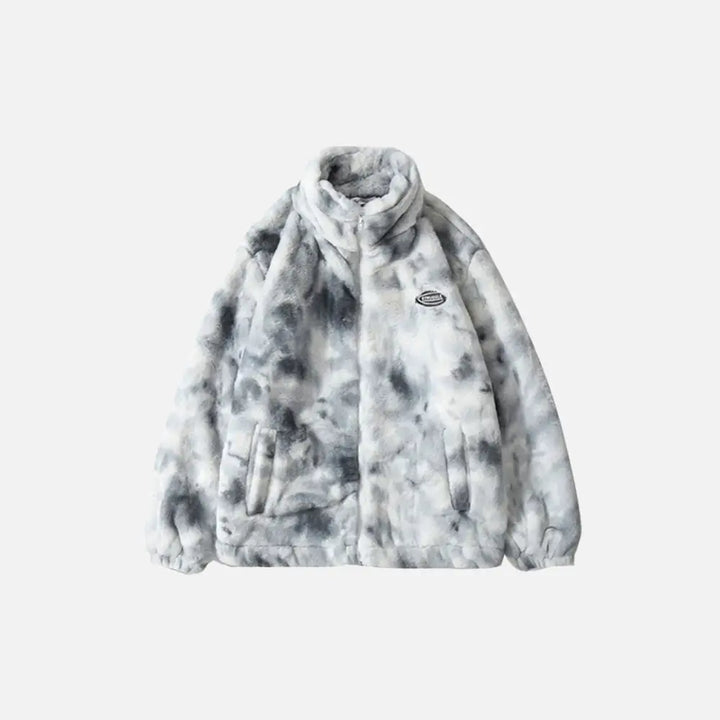 Y2k illusion jacket for confident and stylish outerwear - white / s - fuzzy jackets