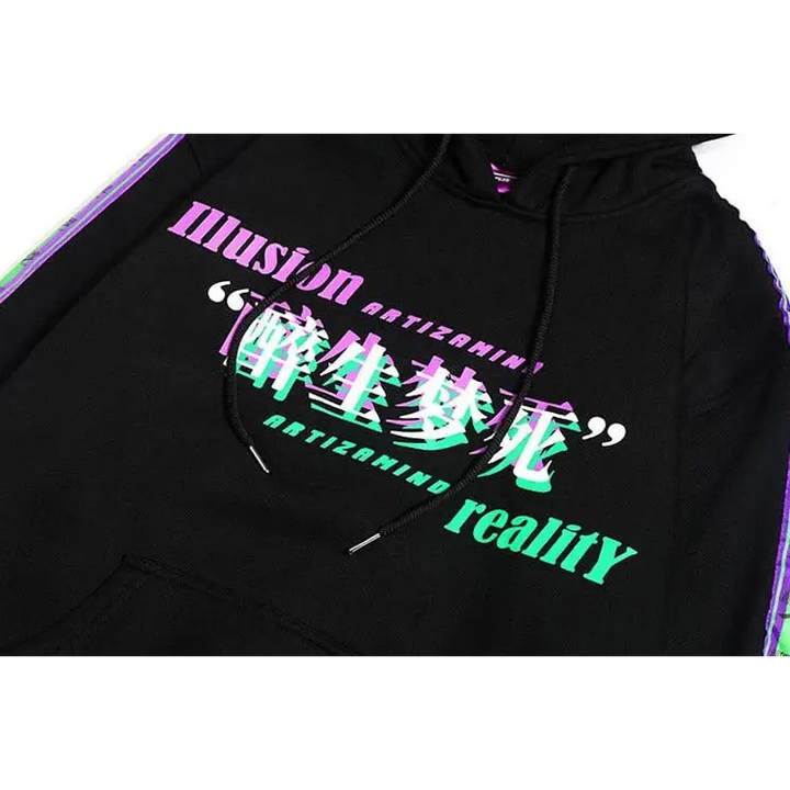 Y2k reality hoodie for stylish streetwear comfort - hoodies