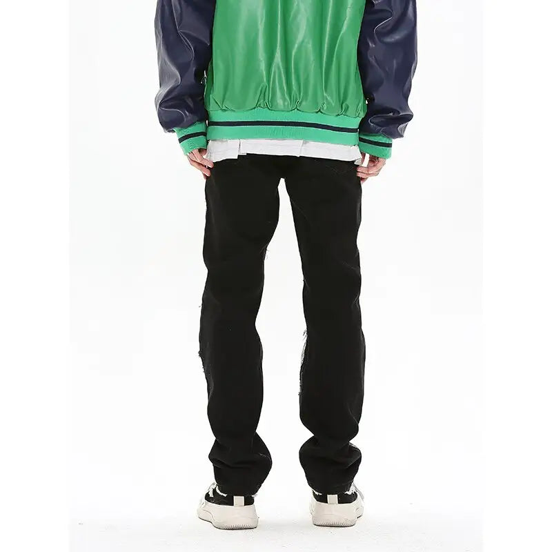 Jean patchwork bandana y2k unique