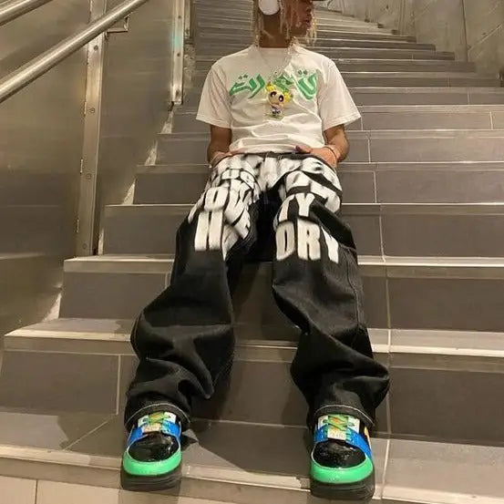 Urban drip jeans inspired by london rappers