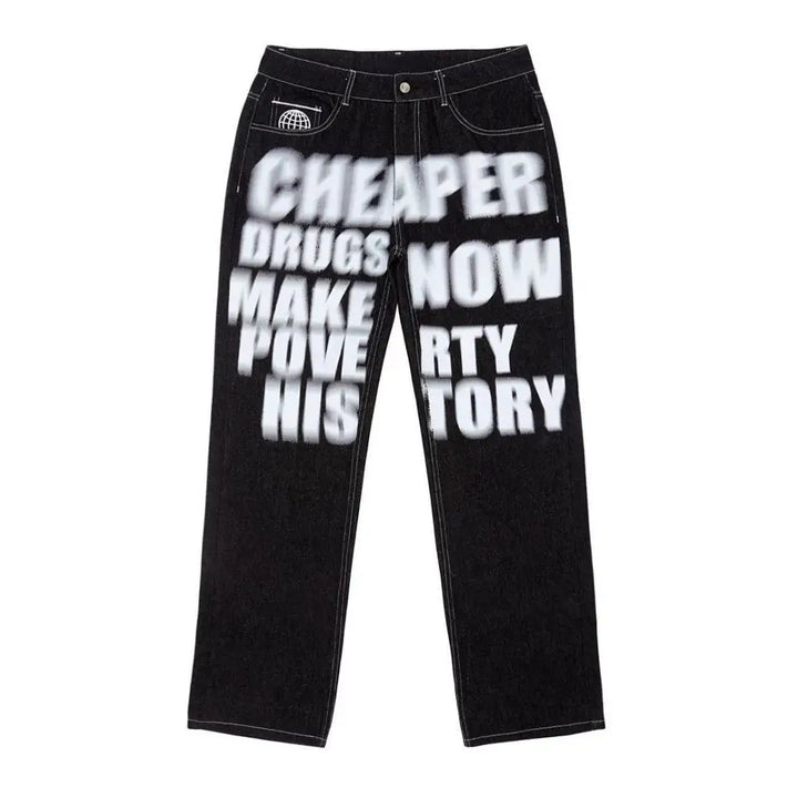 Urban drip jeans inspired by london rappers