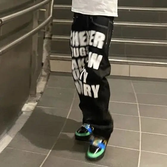 Urban drip jeans inspired by london rappers