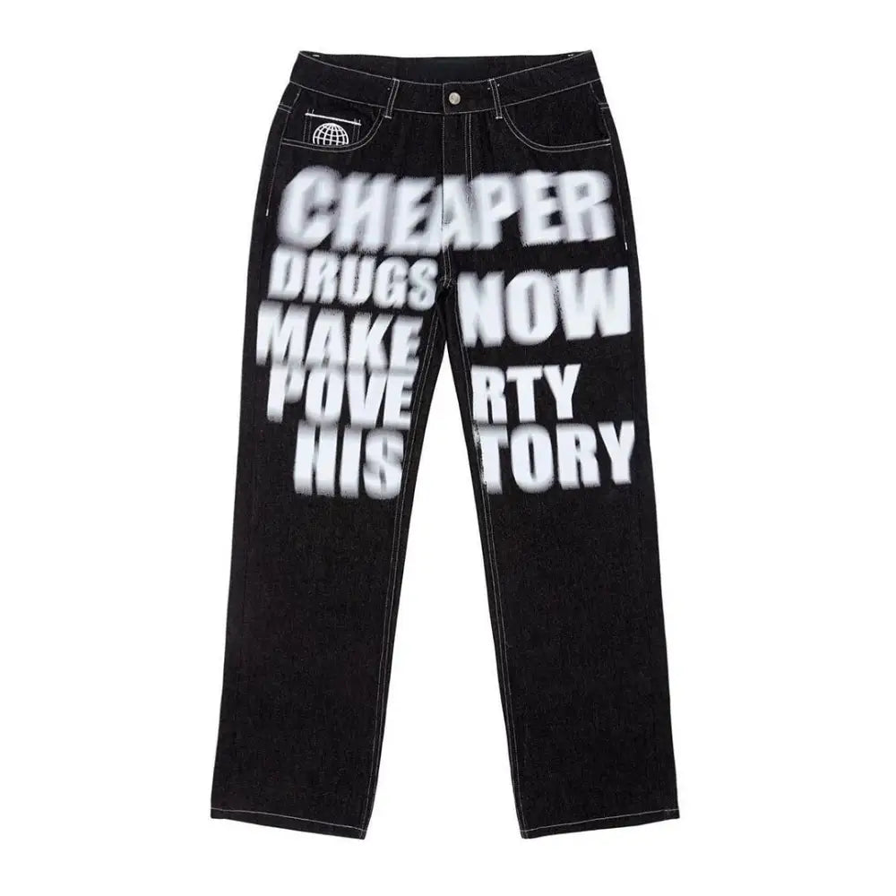 Urban drip jeans inspired by london rappers - s