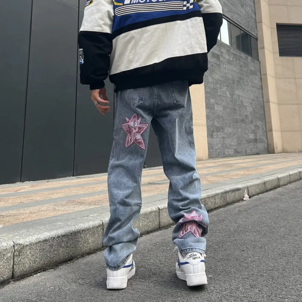 Y2k graffiti jeans - streetwear inspired pants