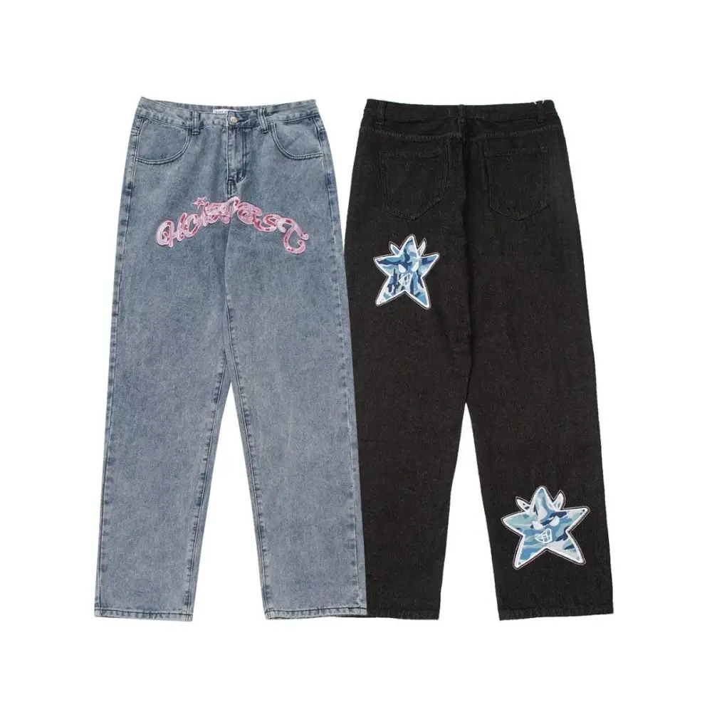 Y2k graffiti jeans - streetwear inspired pants