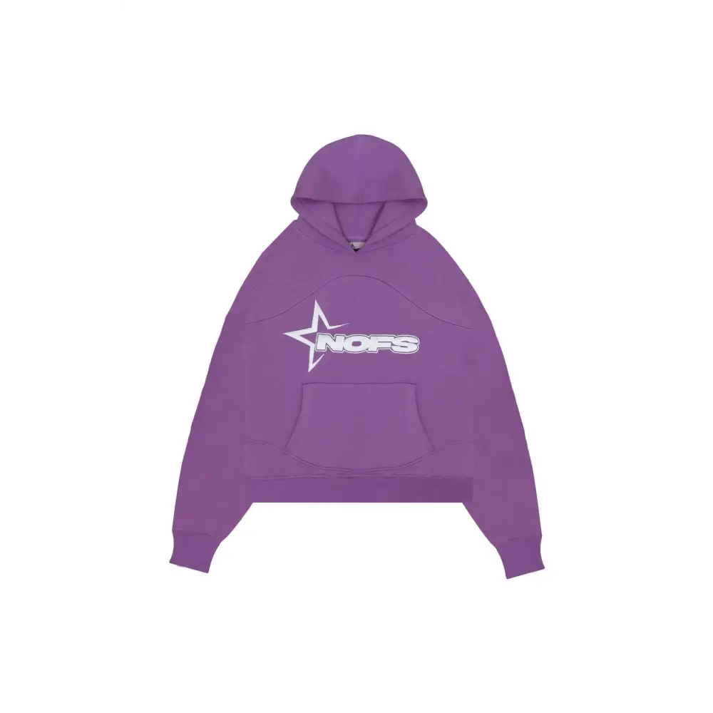 Y2k rapper jogging: comfort and urban style - m / haut purple