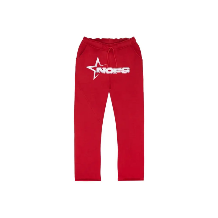 Y2k rapper jogging: comfort and urban style - m / pantalon red