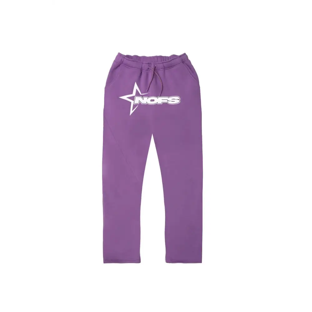 Y2k rapper jogging: comfort and urban style - m / pantalon purple