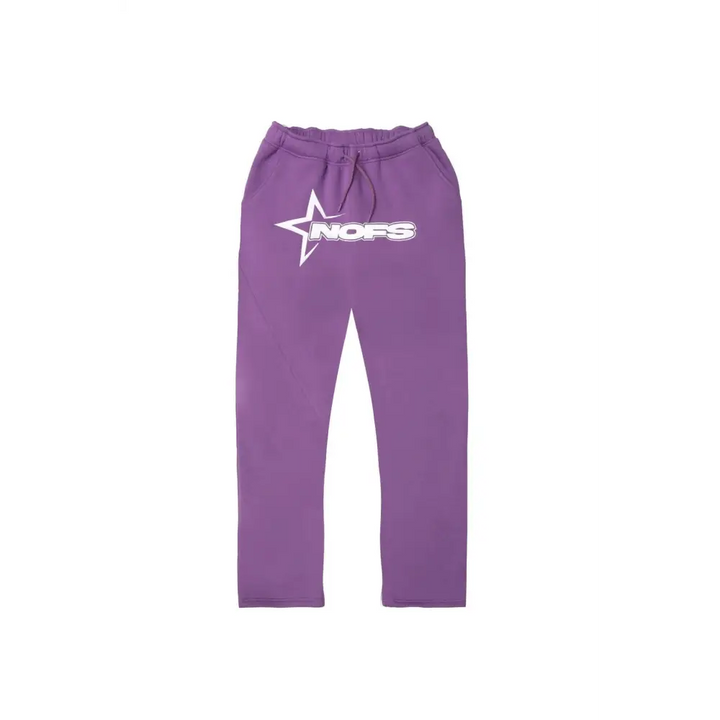 Y2k rapper jogging: comfort and urban style - m / pantalon purple