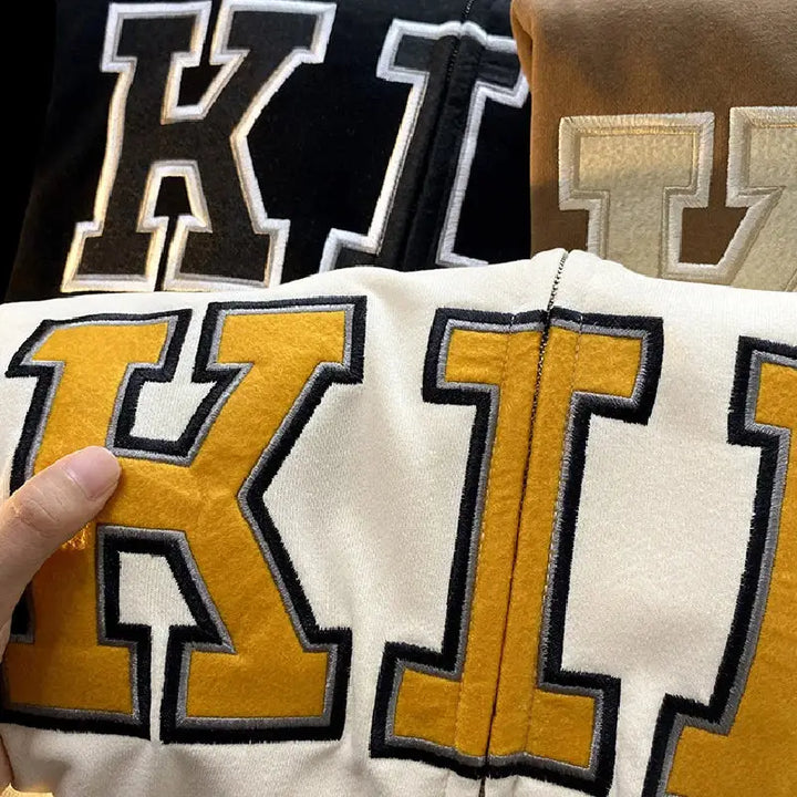 Children zip-up sweatshirt made with high quality materials