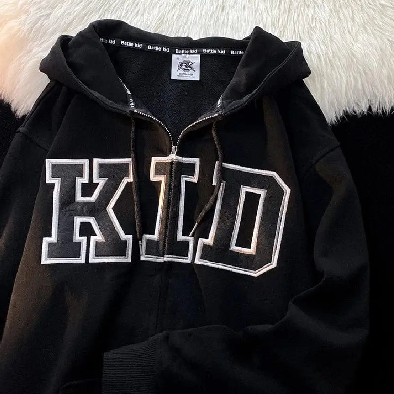 Children zip-up sweatshirt made with high quality materials