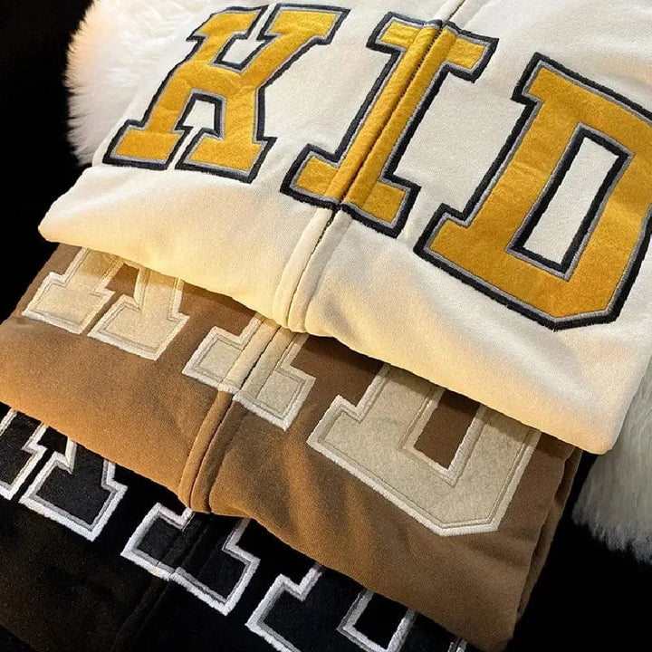 Children zip-up sweatshirt made with high quality materials