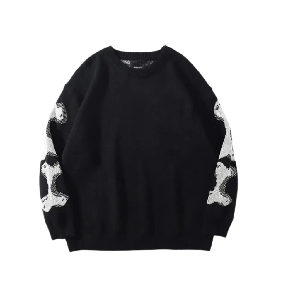 Knitterd ribcage 400gsm y2k heavy sweater for urban fashion fans