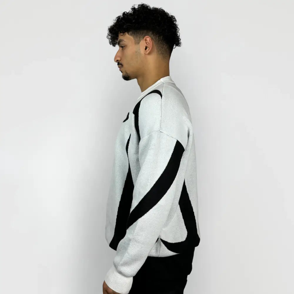 Knitterd stars heavy 400gsm y2k sweater for urban fashion