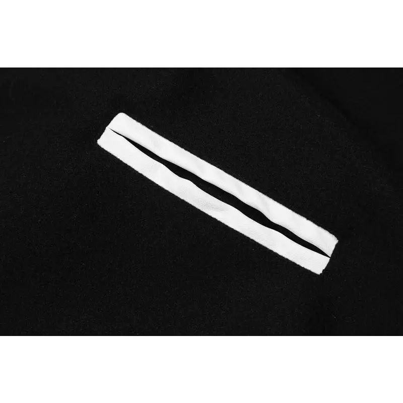 Playful letter pattern jacket with stand-up collar for y2k style - jackets