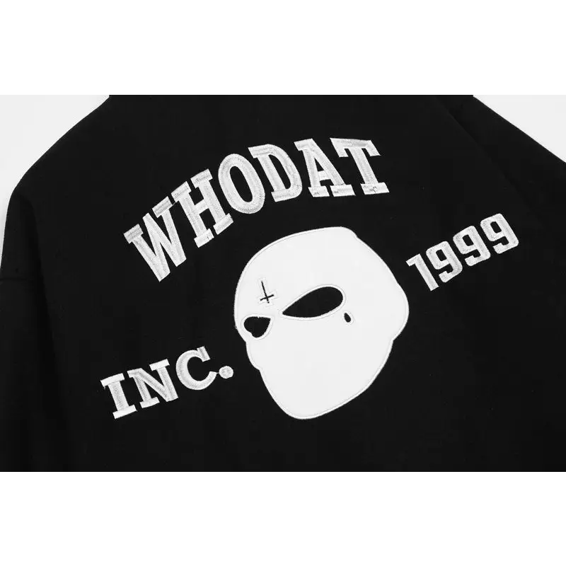 Playful letter pattern jacket with stand-up collar for y2k style - jackets