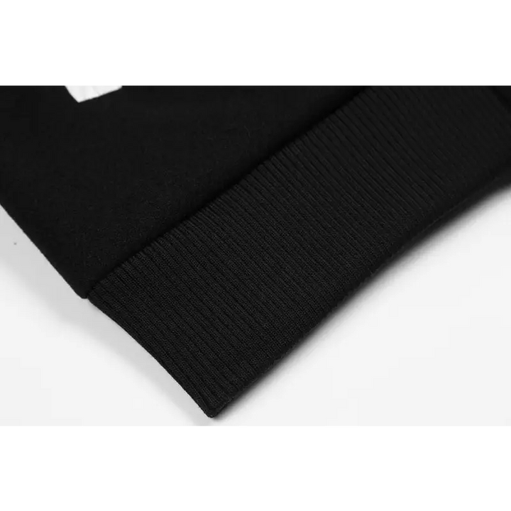 Playful letter pattern jacket with stand-up collar for y2k style - jackets