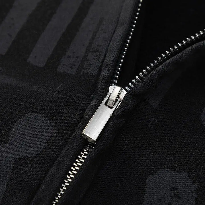 Letter print men loose graphic hoodie for comfort and style - hoodies