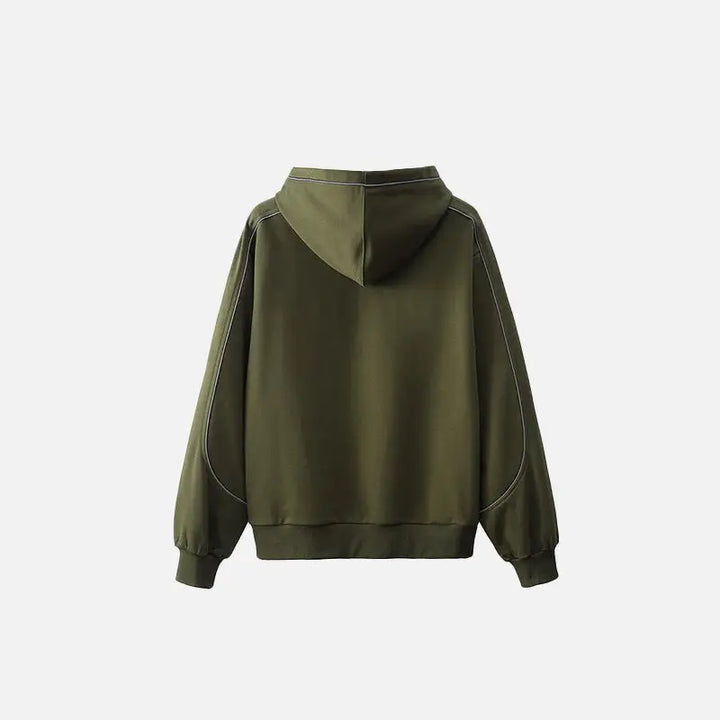 Y2k letter print wide neck hoodie for chic winter style - hoodies