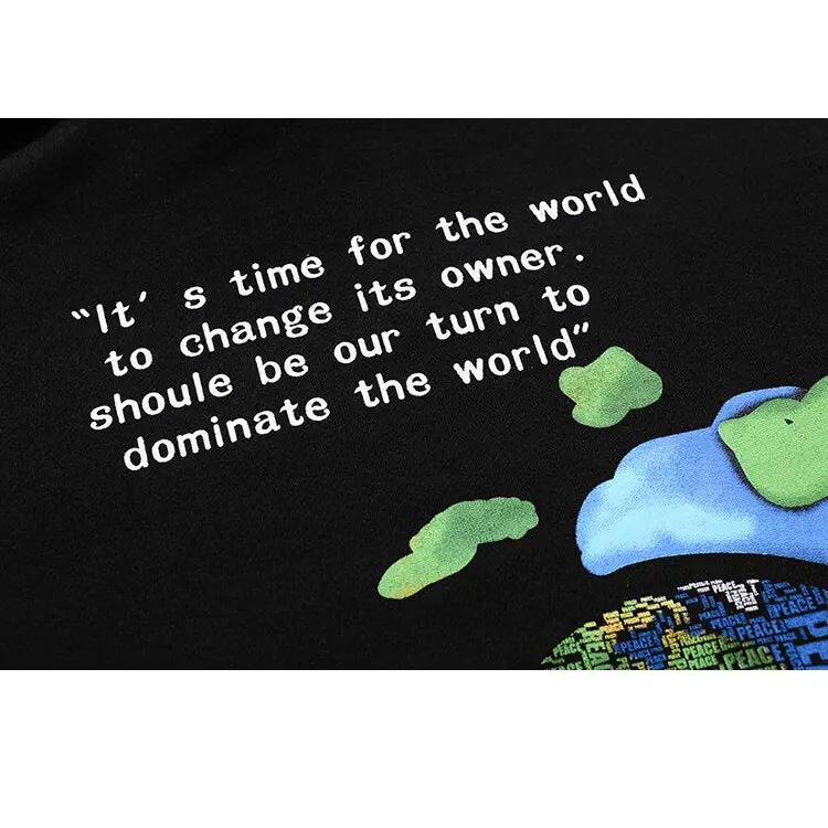 Earth y2k life is beautiful printed hoodie for comfort and style - hoodie