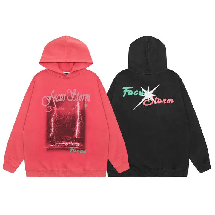 Y2k letter print hoodie for stylish comfort - hoodies