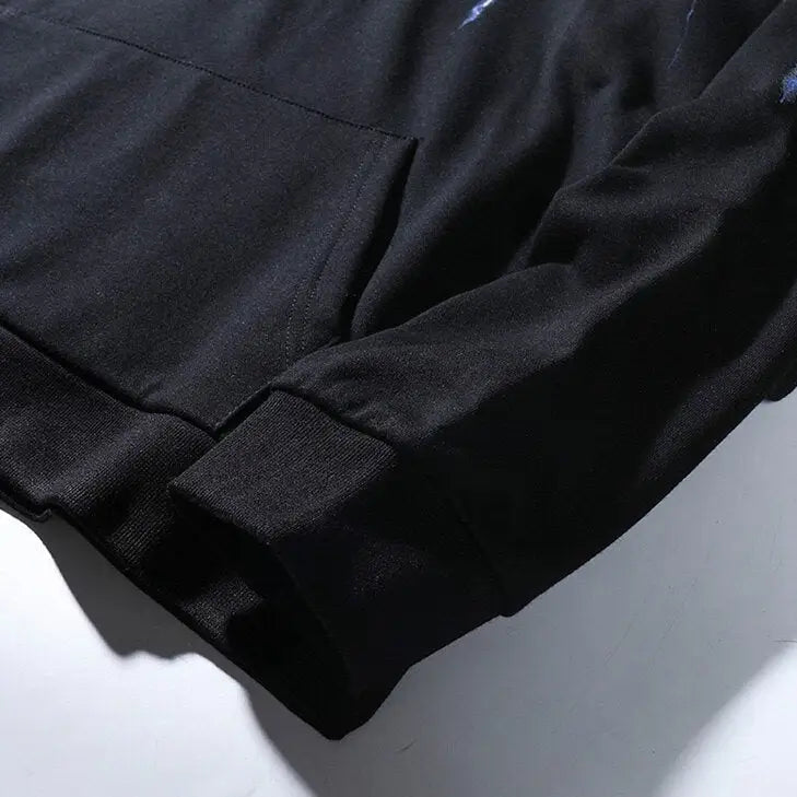 Y2k lightning strikes hoodie for bold streetwear style - hoodies