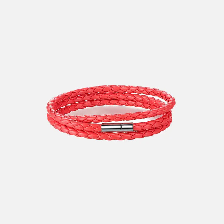 Y2k bracelet with adjustable long chain for any outfit - red - necklace