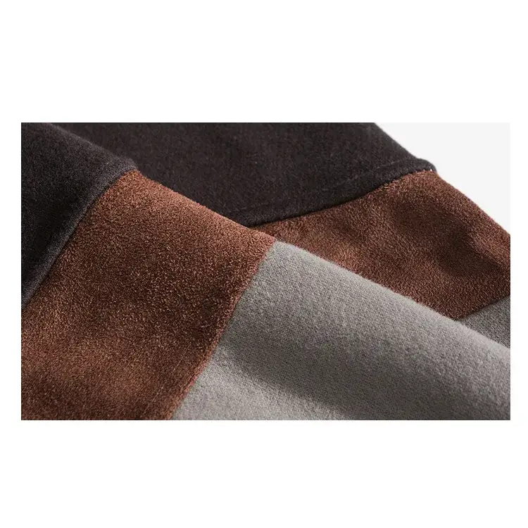 Y2k loose fleece patchwork hoodie for stylish warmth - hoodies