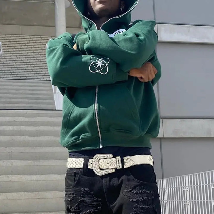 Y2k loose hoodie for streetwear style and comfort - hoodies