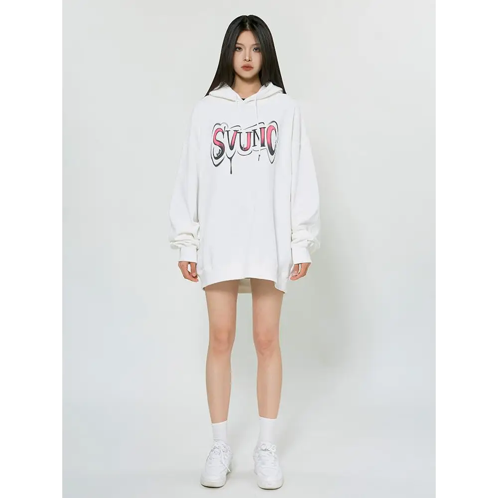 Y2k letter print hoodie for timeless style and comfort - hoodies