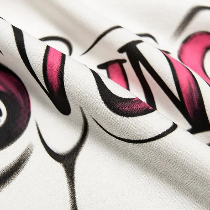 Y2k letter print hoodie for timeless style and comfort - hoodies