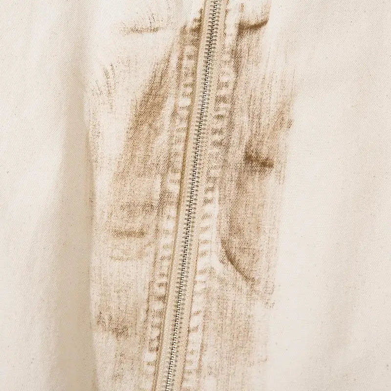 Y2k patchwork loose zip jacket for chic casual style - jackets