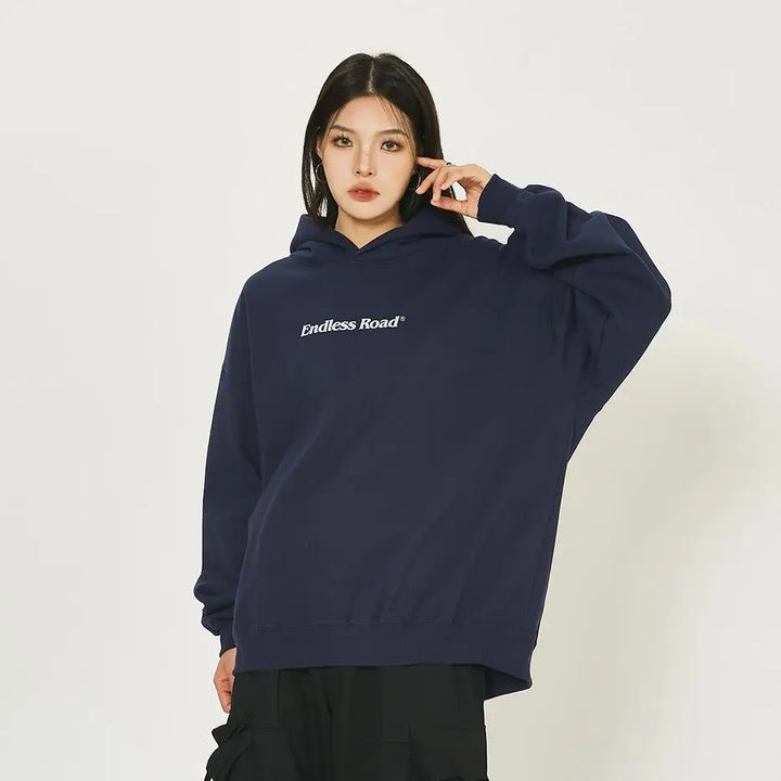 Loose vintage fleece hoodie for comfort and style - hoodies