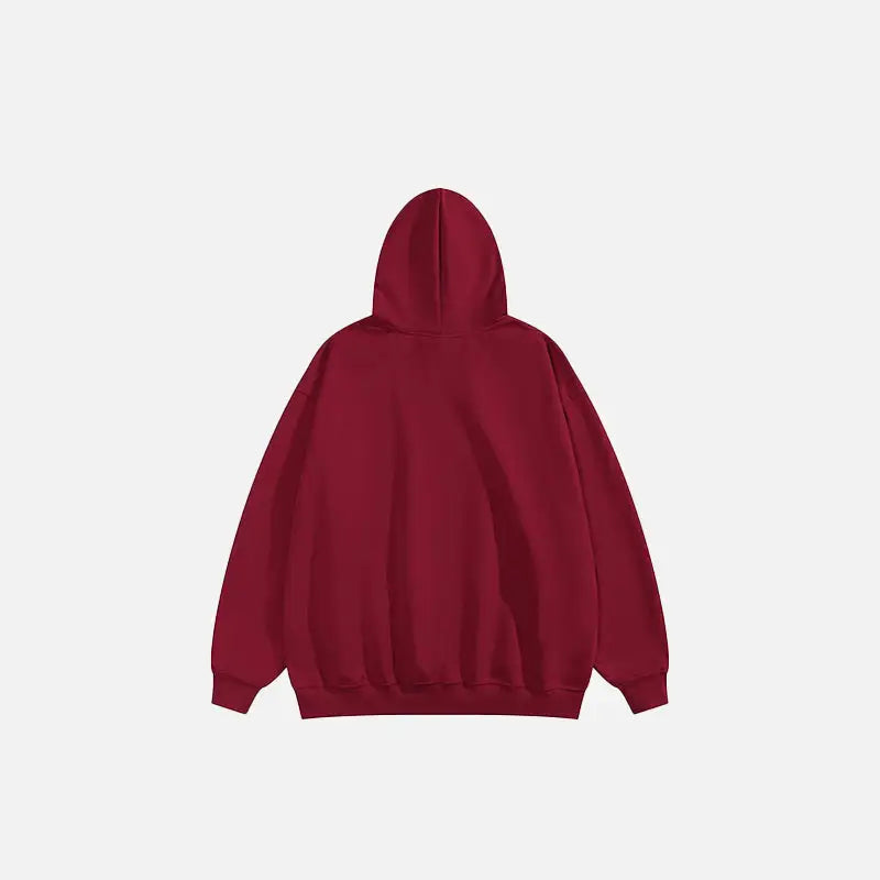 Lost star y2k graphic print hoodie for streetwear enthusiasts - hoodies