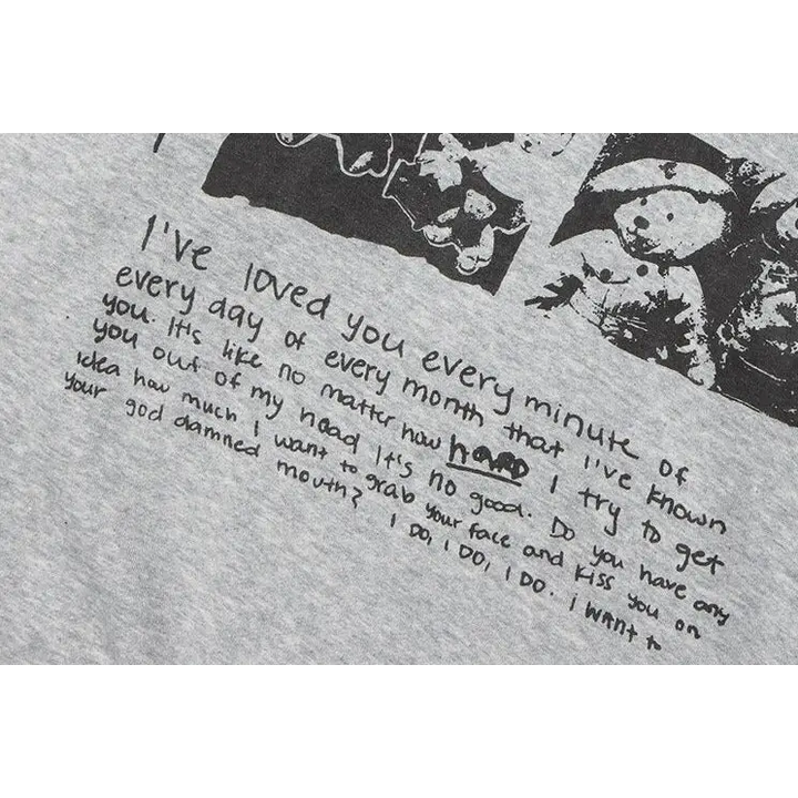 Love with you y2k hoodie for trendy streetwear style - hoodies