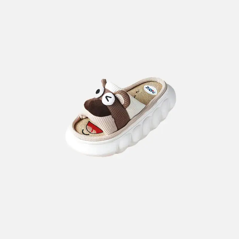 Beautiful y2k animal slippers for trendy streetwear styles