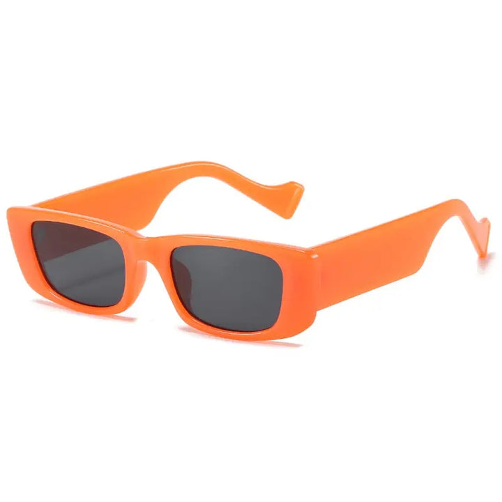 Hamza y2k glasses – belgian streetwear style - orange