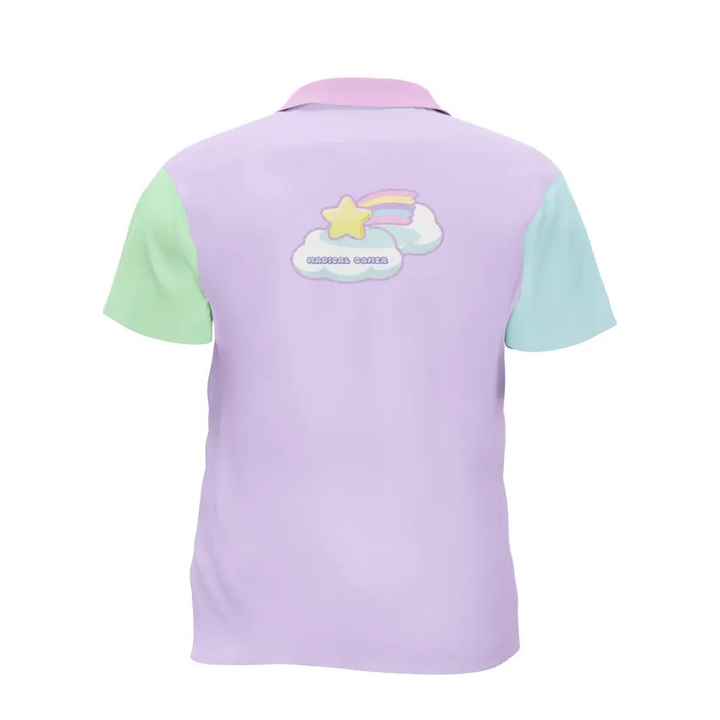 Y2k full zip jacket with stretch fabric and comfort fit - hawaiian shirt-merged design (model t58)