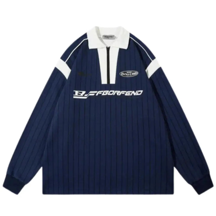 Manicae longsleeve y2k for trendy urban fashion lovers - s / navy blau